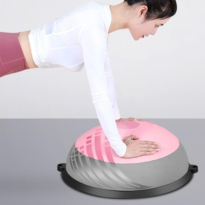 60cm Half Balance Ball Trainer with Resistance Bands