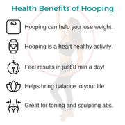 Beginner Weighted Fitness Hula Hoop for Cardio & Core Workouts