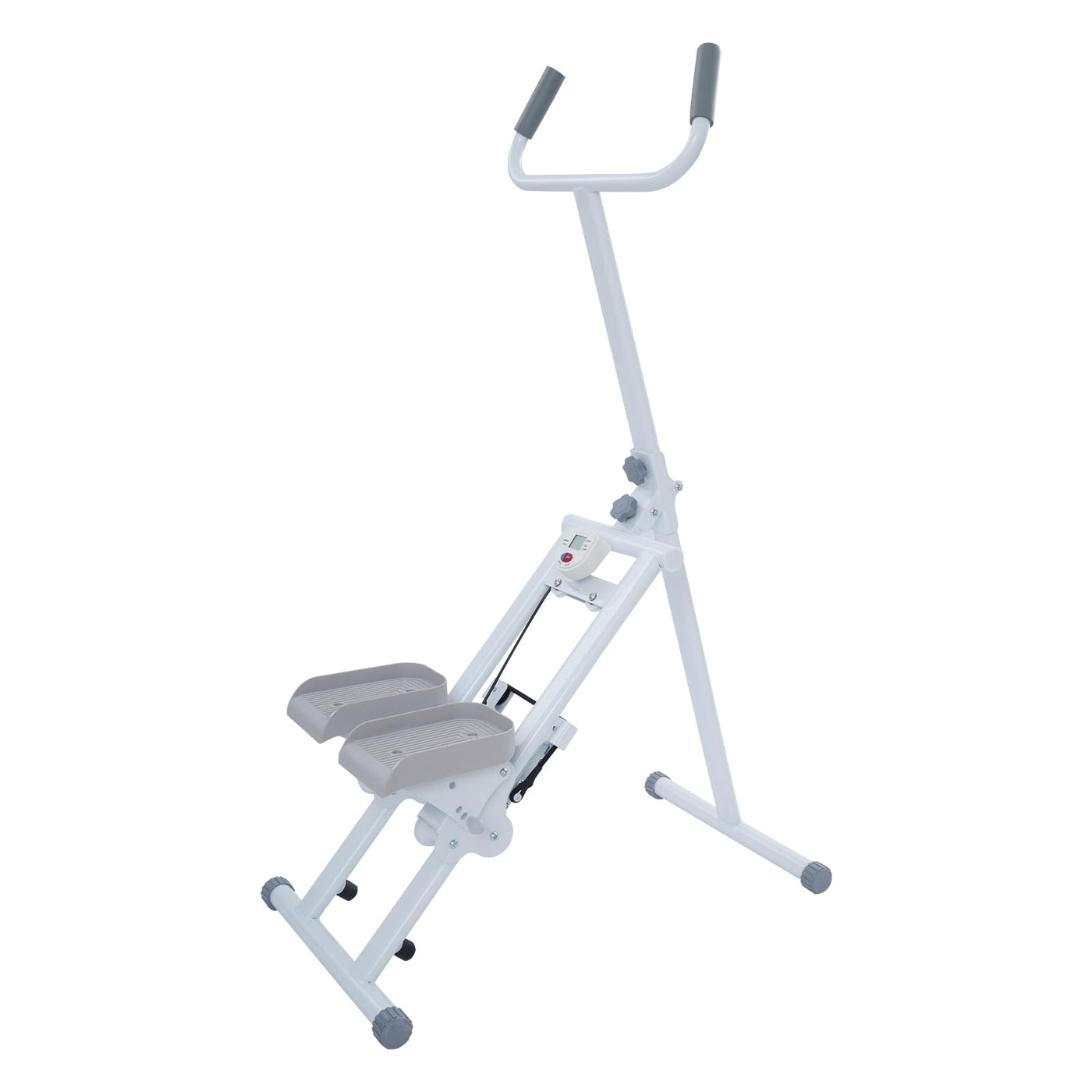 Foldable Stair Stepper with Display for Full-Body Home Workouts