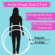 Beginner Weighted Fitness Hula Hoop for Cardio & Core Workouts