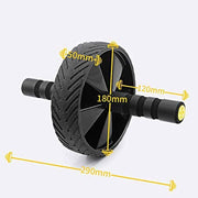 Ab Roller with Anti-Slip Grips for Core Training