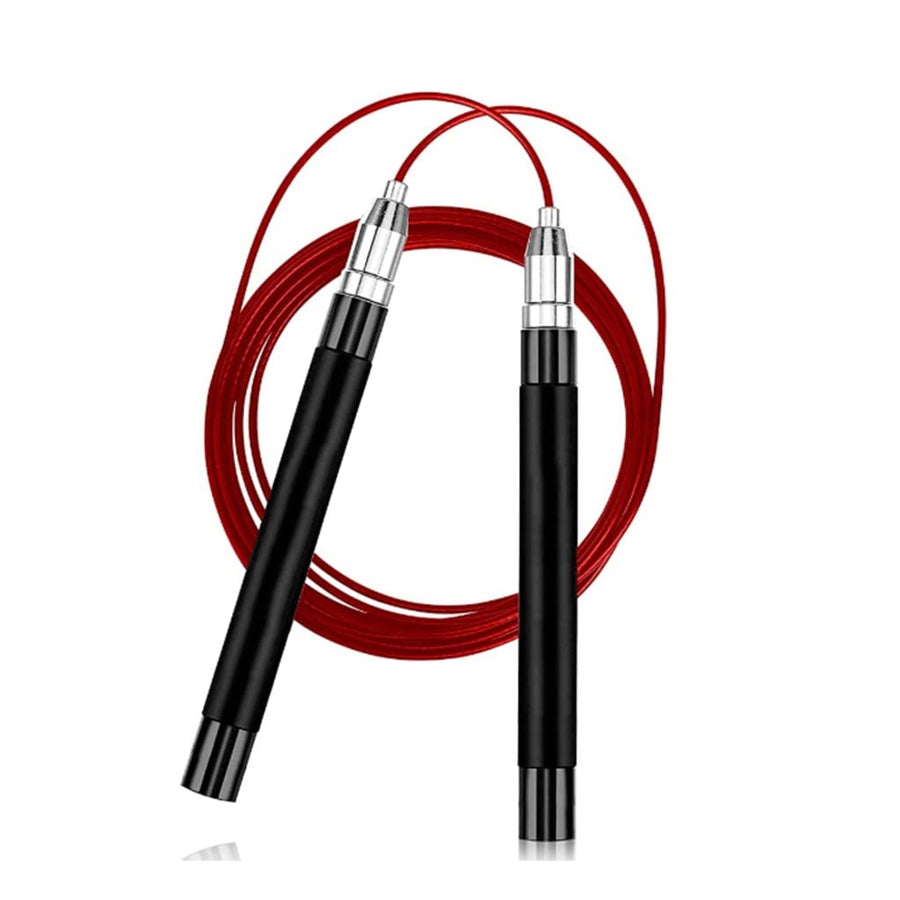 High-Speed Steel Wire Jump Rope with Silicone Grip Bearings