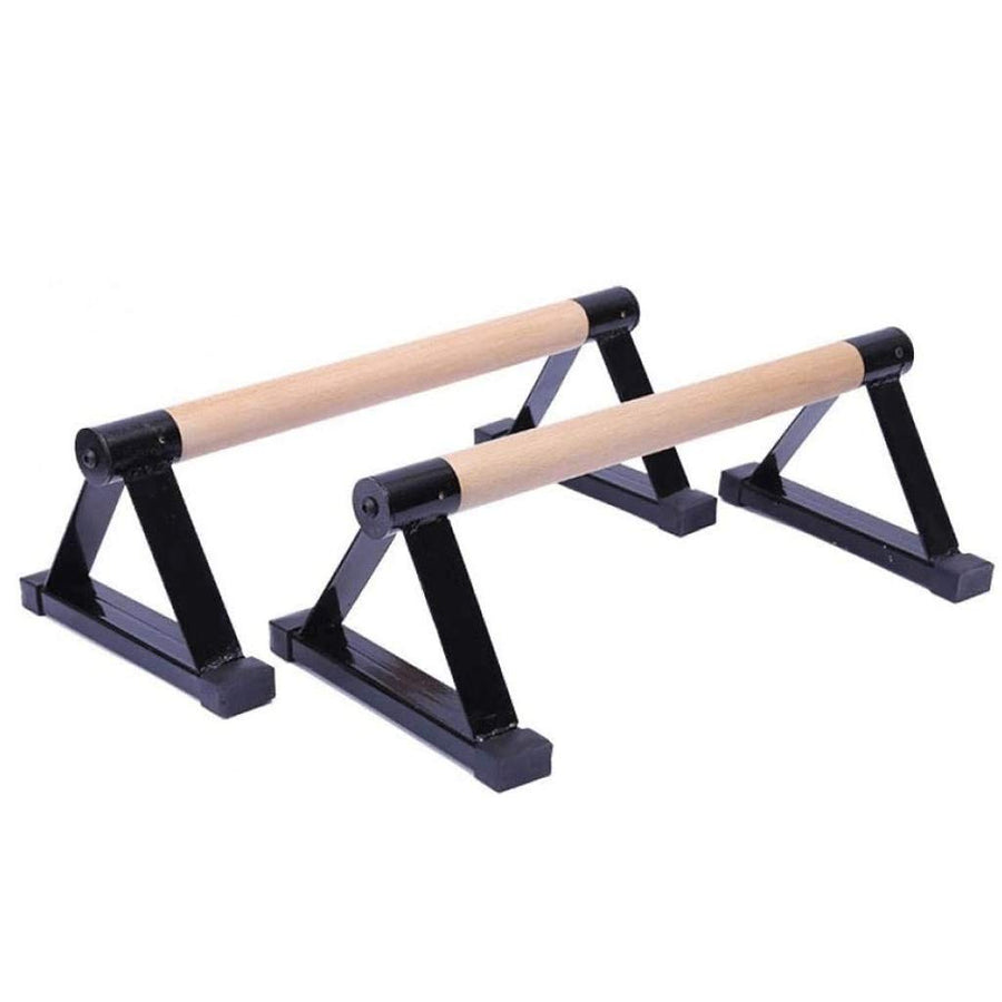 Wooden Push-Up & Handstand Bars for Calisthenics Training