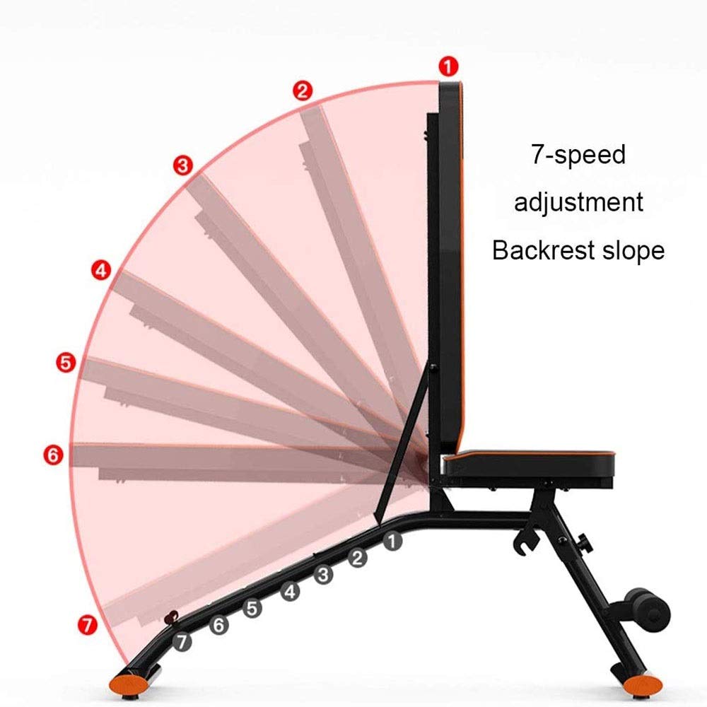 Folding Adjustable Weight Bench for Strength Training Workouts