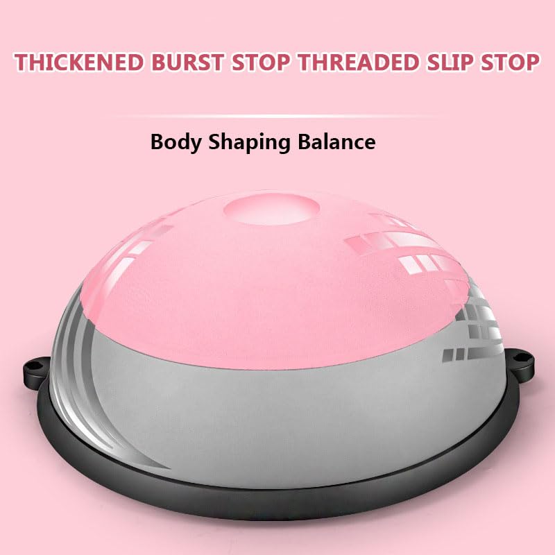 60cm Half Balance Ball Trainer with Resistance Bands