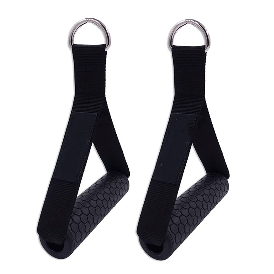 Resistance Band & Cable Machine Handle Set with Tricep Rope
