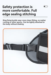 Adjustable Weighted Vest with Reflective Strips for Fitness Training