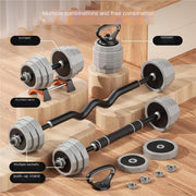 Adjustable Dumbbell, Barbell & Kettlebell Training Set