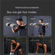 Adjustable Dumbbell, Barbell & Kettlebell Training Set