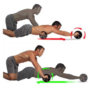 Ab Roller with Anti-Slip Grips for Core Training
