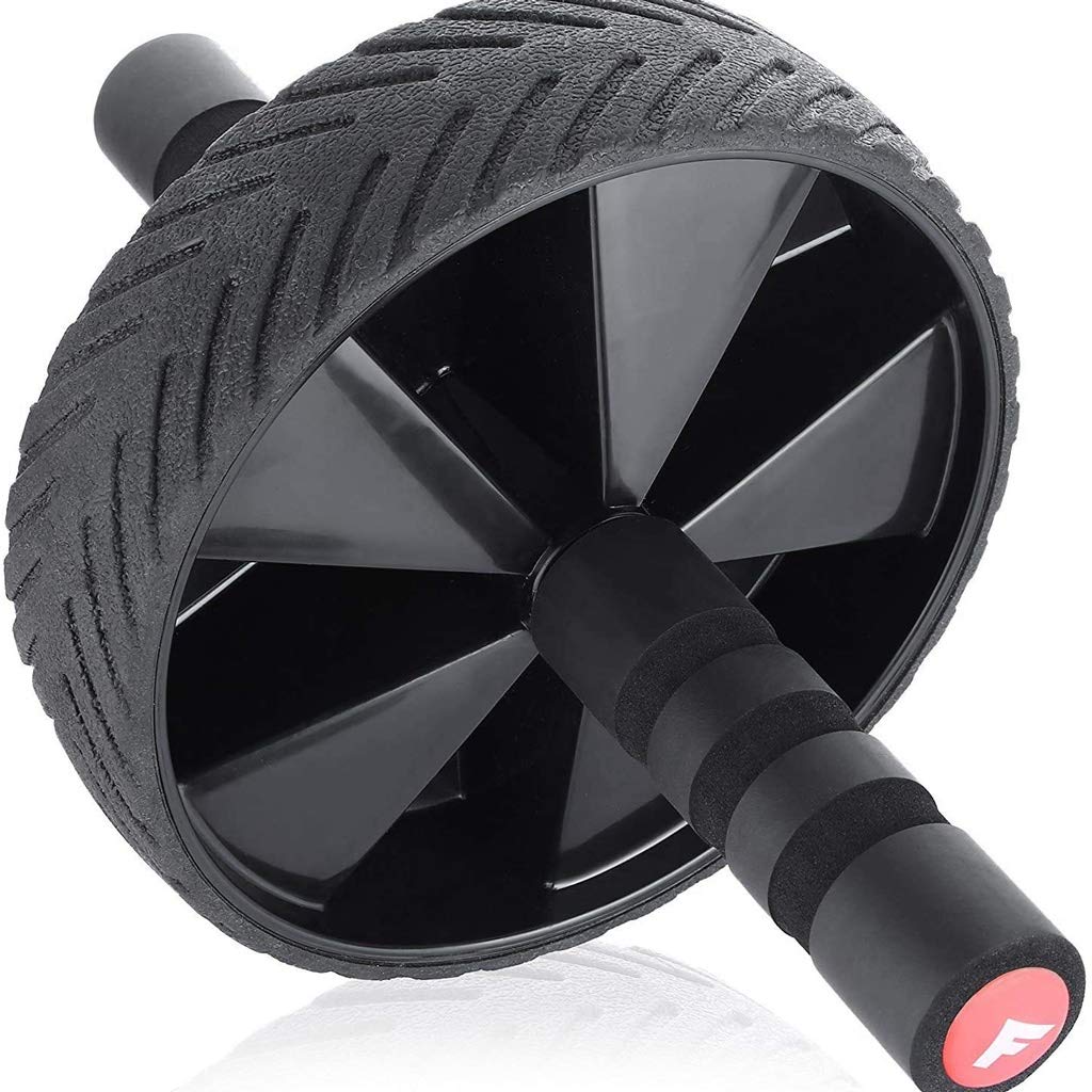 Ab Roller with Anti-Slip Grips for Core Training