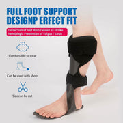 Carbon Fiber AFO Foot Drop Brace for Walking & Ankle Support