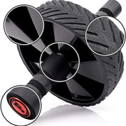 Ab Roller with Anti-Slip Grips for Core Training