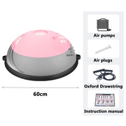 60cm Half Balance Ball Trainer with Resistance Bands