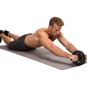 Ab Roller with Anti-Slip Grips for Core Training