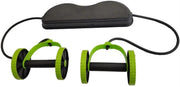 Double Ab Roller for Core Strength & Fitness Training
