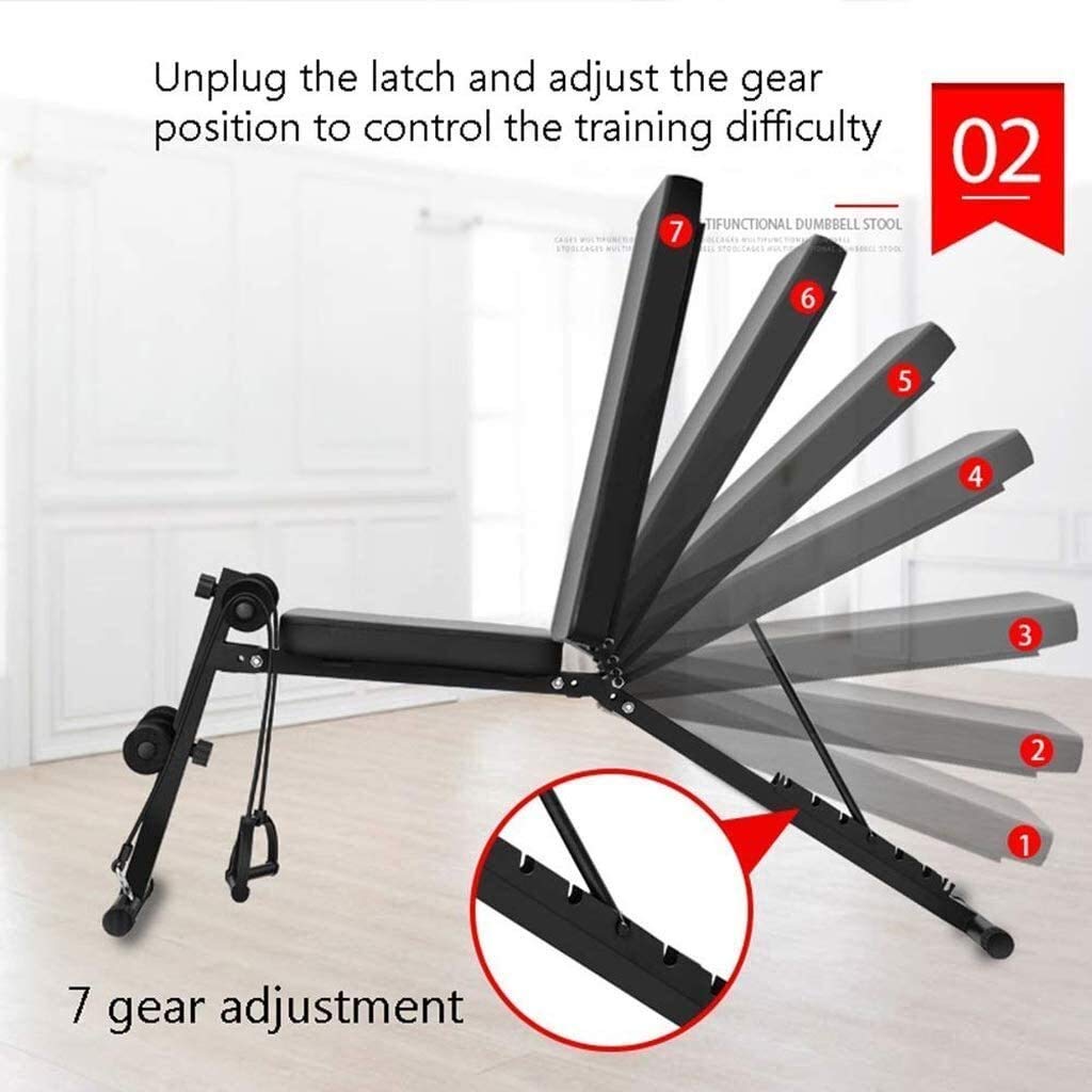 Adjustable Foldable Weight Bench for Strength & Core Training