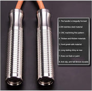 Adjustable Jump Rope for Fitness, Cardio & Boxing Training