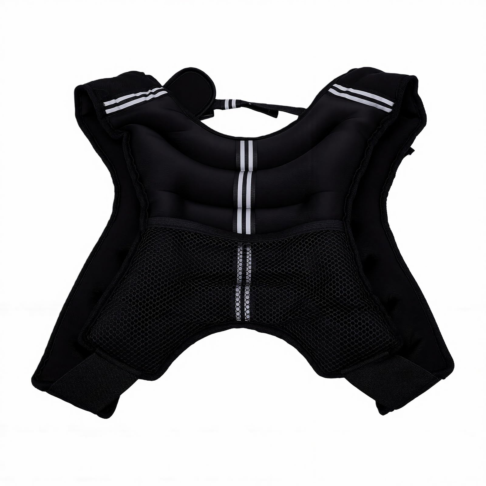 Adjustable Weighted Vest with Reflective Stripes for Training & Running