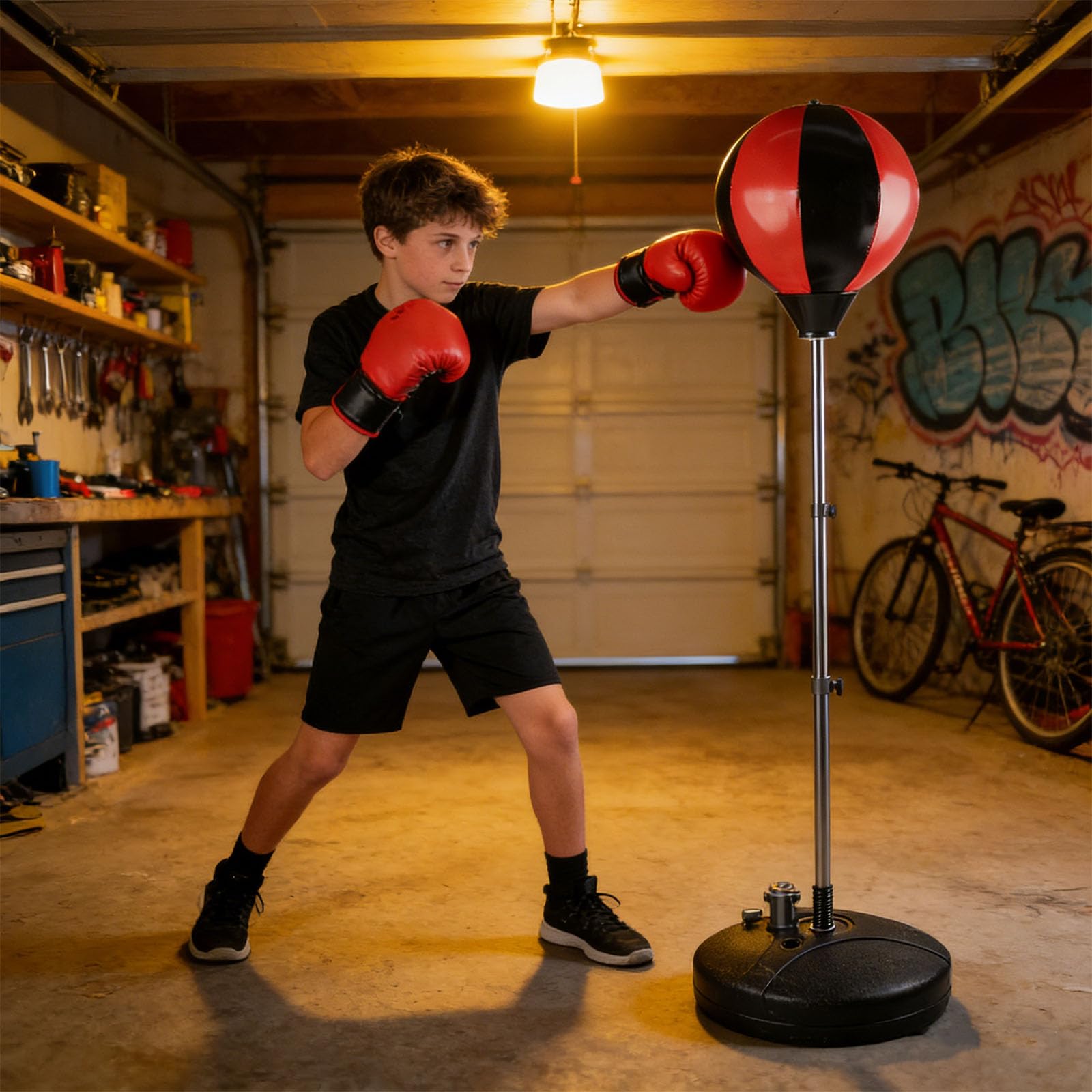 Complete Boxing Reflex Trainer for Hand-Eye Coordination Workouts