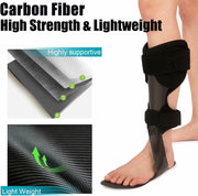 Carbon Fiber AFO Foot Drop Brace for Walking & Ankle Support