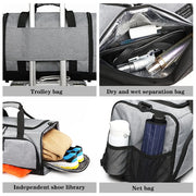 AODFDSJH Men's Gym Travel Bags Luggage Yoga Sports Shoes Storage Tote