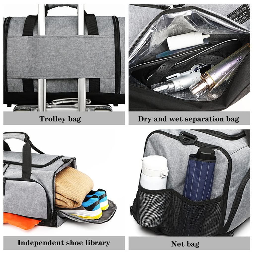AODFDSJH Men's Gym Travel Bags Luggage Yoga Sports Shoes Storage Tote