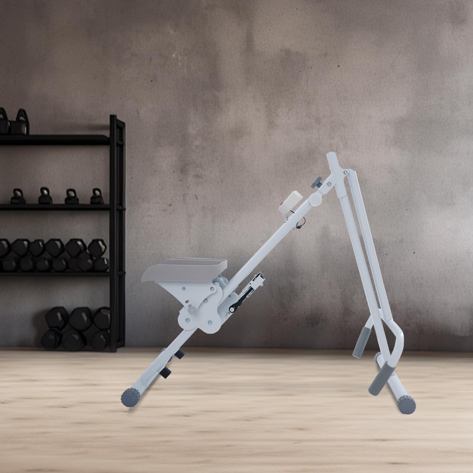 Foldable Stair Stepper with Display for Full-Body Home Workouts